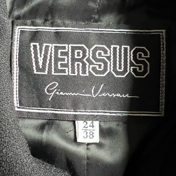 VERSACE Rare Vintage Versus Wool Fitted Blazer - Picture 7 of 16